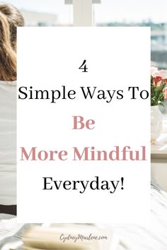 How to be more mindful and present, and easily practice mindfulness every day. #mindfulness #mindful #personaldevelopment #wellness Running Lifestyle, Daily Mindfulness, Be More Mindful, Meditation Tips, Intentional Parenting, Health Blogger