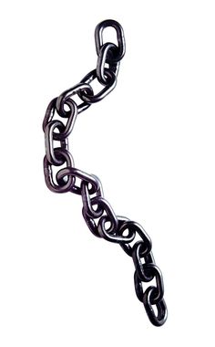 a black and white photo of a chain on a white background with clippings