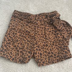 Euc No Flaws Would Fit Sizes 2,4,6 Best Trendy Leopard Print Summer Pants, Casual Tiger Print Bottoms For Summer, Casual Summer Bottoms With Tiger Print, Casual Tiger Print Summer Bottoms, Leopard Print Cotton Shorts For Summer, Summer Leopard Print Cotton Shorts, Leopard Print Summer Shorts, Leopard Print Shorts For Summer Vacation, Summer Leopard Print Shorts