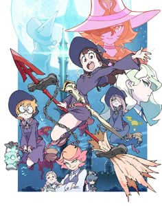 the poster for little witch academy