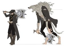 Blood Hunter, Bloodborne Art, Bloodborne, Concept Art Drawing