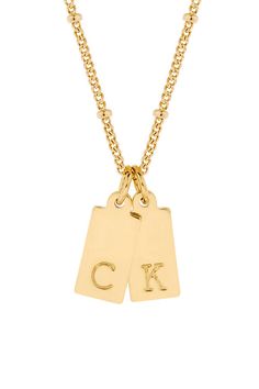 " Please note that all sales are final. The Brook & York Two Initial Gold-Filled Rectangle Necklace is meaningful and delicate. This two initial necklace is perfect to wear on its own or layered with other necklaces. This Two Initial Gold-Filled Rectangle necklace is the perfect custom gift for a bridesmaid, birthday for her, anniversary, or a gift for yourself. Important Customization Information: A brook & york representative will reach out via email to confirm desired customization after purchase. Production time of your piece does not start until after your customization has been received. Your order will be cancelled if your customization is not confirmed within 1 week from purchase. brook & york- As an American-inspired, American-made company it is important to us that all of our jew Bf Necklaces, Necklace From Boyfriend, Necklace For Boyfriend, Boyfriend Necklace, Bday Gift Ideas, Glassware Vintage, Rectangle Necklace, Wishlist 2024, Thoughtful Gift Ideas