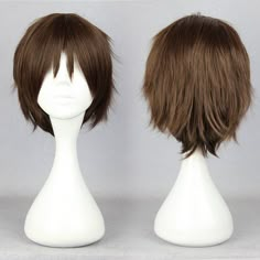 Nouveau et pas cher synthétique mondiale Trigger Osamu Mikumo Cosplay Mens court Dark Brown perruque(China (Mainland)) Attack On Titan Cosplay, Titan Cosplay, Cheap Human Hair Wigs, Goth Hair, Attack On Titan Eren, Hair Inspiration Short, Cheap Human Hair, Remy Human Hair Wigs