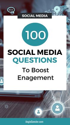 the words social media questions to host engagement