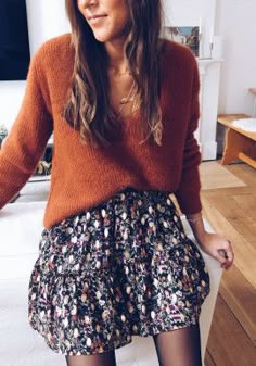 Jupe Céléna Look Boho Chic, Mode Boho, Spring Outfits Casual, Mode Inspiration, Fall Winter Outfits, Look Fashion, Stitch Fix, Autumn Winter Fashion