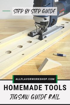 a table saw with text overlay that reads, how to use a jig saw