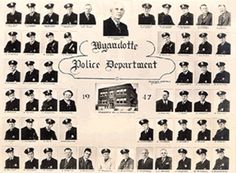 an old black and white photo shows police officers in uniform, from the early 1900's