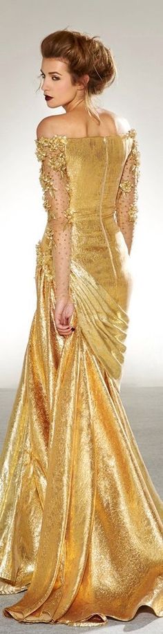 Georges Chakra, Shades Of Gold, Beauty And Fashion, Gorgeous Gowns, Beautiful Gowns, Bling Bling