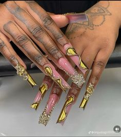 Curved Nails, Long Acrylic, Nail Files, Kawaii Nails, Birthday Nails, Luxury Nails, Fire Nails, Nails Inspo