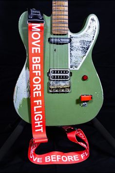 V2 of our original Remove Before Flight strap! Loved the idea of having the words bigger, so this is why we made a version 2. Please note strap colors may vary depending on the lighting.* Made with Real leather ends, Strap fully extends approximately, 60 inches. Strap is adjustable. Strap is 2 inches wide Our item is handmade. Guitar not included* Cool Guitar Picks, Telecaster Body, Red Guitar, Custom Bass, Easy Piano Songs, Guitar Photos