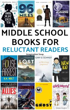 the middle school books for reluctant readers