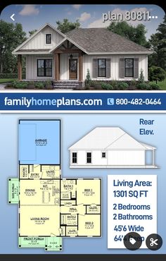 the floor plan for this house is shown