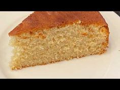 a piece of cake sitting on top of a white plate