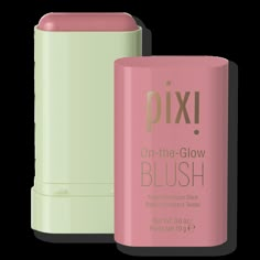 On-the-Glow Blush Tinted Moisture Stick - Formulated with ginseng, aloe vera, and a unique mix of fruit extracts, Pixi's On-the-Glow Blush Tinted Moisture Stick provides a hint of natural colour while hydrating and conditioning skin.BenefitsVitamin packed for antioxidant benefitsComplements all skin tonesCan be used on cheeks & lipsOne sweep colour payoffHydrating solid cheek tintFeaturesParaben-freeNot tested on animals - On-the-Glow Blush Tinted Moisture Stick Preppy Makeup, Pixi Beauty, Fotografi Vintage, Beauty Products Drugstore, Makeup Items, Aftershave, Makeup Essentials, Setting Spray, Blush Makeup