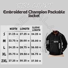 Jacket Mockup, Packable Jacket, Measurement Chart, Mockup, Printed Items, Beauty Book, Art Collection, Size Chart, Instant Download