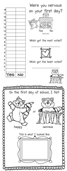 two worksheets with words and pictures on them