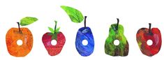 an art project for children to make their own fruit sculptures