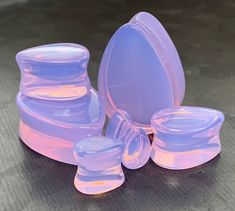 Lavender Opalite Tear Drop Double Flare Plugs Material: Natural Stone Opalite These opalite plugs can range in color from a lavender milky white to almost clear as shown in the photo. Though no two pieces are identical, we do our best to pair pieces that are very similar. Please note that due to the organic nature of this item, color and/or pattern may slightly be different than as shown. Simply order 1 for a complete pair. Feedback: Your satisfaction is important to us. If for any reason you fe Tapers And Plugs, Plug Earrings, Organic Nature, Body Jewelry Piercing, Gauged Earrings, Ear Gauges, Plugs Earrings, Gauges Plugs, Milky White