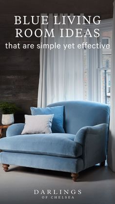 blue living room ideas that are simple yet effective