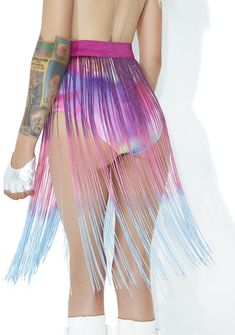 Club Exx Flow Moment Fringed Waist Belt Sequin Kimono, Lace Halter Top, Rave Accessories, Neon Outfits, Women's Belts, Club Outfit Ideas, Sequin Outfit, Body Glitter, Rave Festival