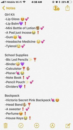 Hs Tips, Schul Survival Kits, Studie Hacks, School Emergency Kit, Girly Tips, School Routine For Teens, Middle School Hacks, School Survival Kits