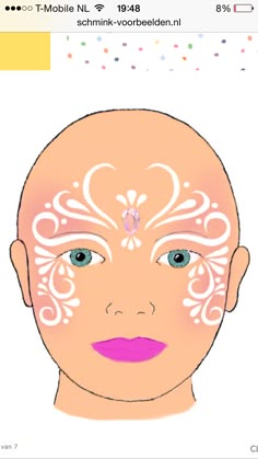 Fairy Face Paint, Adult Face Painting, Girl Face Painting, Doodle Characters, Face Painting Easy, Face Paint Makeup, Face Art Makeup