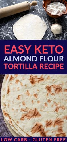 easy keto almond flour tortilla recipe