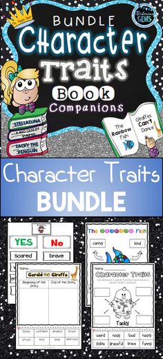 the character texts bundle includes characters and their own text, which are also included in this book