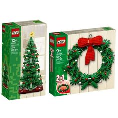 the lego christmas tree is in its box and it's ready to be opened