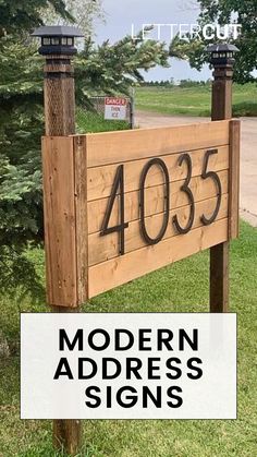 Extra large 16 inch THIN MODERN house numbers. Mid Century Colors, Number Signs, Patio Inspiration