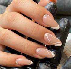 Nails 2022, Wedding Nail, Nails 2021, Nail Idea, Nails Wedding, Bride Nails, Acrylic Wedding, Oval Nails