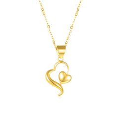 PRICES MAY VARY. 【Material】 Metal: 58.5% pure gold ( in 14k real gold, not just a covering ); This fine gold jewelry is Nickel-free and High quality. 【Design】 Two simple heart shaped pendant, yellow gold chain, this dainty gold necklace means the eternal love between you and her. 【Measurement】 Pendant:22 mm*13 mm; 16+1+1 inch gold chain; Gold weight: 1.5 g 【Gift for Her】 The gold heart jewelry packaged in a box is a great gift for wife, mom, daughter, sister or girlfriend. 【Occasion】 Gifts for A Elegant Yellow Gold Heart Pendant Locket Necklace, Elegant Yellow Gold Locket Necklace For Valentine's Day, Yellow Gold Pendant For Valentine's Day, Yellow Gold Heart Pendant Necklace For Valentine's Day, Gold Heart Jewelry, Women Gold Pendant, Gold-tone Heart Pendant Necklace For Valentine's Day, Gold Heart Pendant, Fine Gold Jewelry