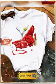 Graphic Print Short Sleeve Casual T Shirt P5796178102 Spring Party Graphic Print T-shirt, Summer Party Casual T-shirt, Casual Graphic Print T-shirt For Party, Red Casual T-shirt For Party, Casual Red T-shirt For Party, Red Casual Party T-shirt, White T-shirt For Spring Party, Casual T Shirt, Casual T Shirts