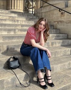 Parisian Outfits, Style Parisienne, Casual Day Outfits, Parisian Chic, Feminine Outfit, 가을 패션, Look Vintage