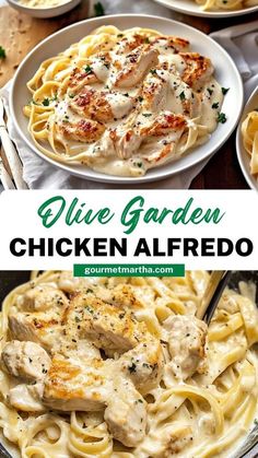 chicken alfredo is an easy and delicious dinner that's ready in less than 30 minutes