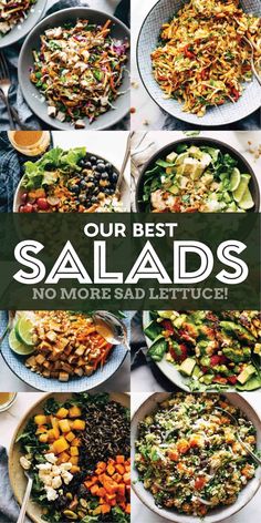 Grain Salad Recipes, Filling Salad Recipes, Grain Salads, Potluck Salad, Lettuce Salad Recipes, Lettuce Recipes, Green Salads, Chopped Salad Recipes, Salads To Go