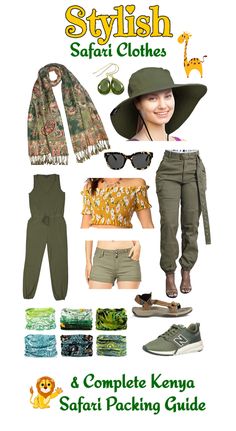 Want safari clothes that are both cute and functional? Check out this COMPLETE guide for what to wear and what to pack for a safari in Kenya! #elewanamoments #elewanacollection #boomersinkenya #boomertravelmedia #boomertravel #safari #kenya Cute Outfits For Summer, Safari Clothing, Vegas Hotels