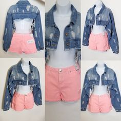 New With Tag Distress Crop Denim Jacket Crop Denim Style Long Sleeves Distress All Over Frey Hem Front Button Closure Runs Small 1x Front Pit To Pit 17 1/2" Back Pit To Pit 17 1/2" Length 10" Top To Bottom 2x Front Pit To Pit 18 1/2" Back Pit To Pit 18 1/2" Length 10 1/2" Top To Bottom 3x Front Pit To Pit 19 1/2" Back Pit To Pit 19 1/2" Length 11" Top To Bottom 54%Cotton 28%Polyester 18%Rayon Denim Jacket Crop, Distressed Cropped Denim Jacket, Crop Denim Jacket, Jacket Crop, Cropped Denim Jacket, Denim Style, Cropped Denim, Denim Fashion, Fashion Ideas