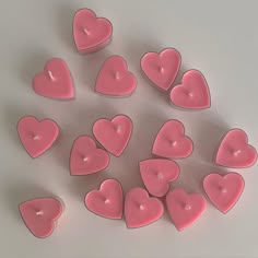 pink mini heart-shaped candles Heart Shaped Things, Pink Aesthetic, Pink Heart, Room Inspo, My Aesthetic, Pretty Things, Light Pink, Mood Board, Vision Board