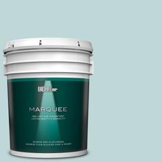 the behr paint marquee is available in two colors, including blue and green