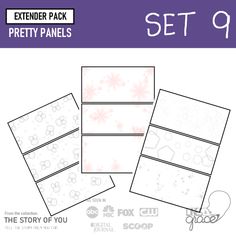 the printable paper set 9 is shown