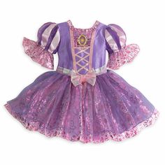 a purple and pink princess dress on a white background