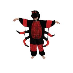 a child wearing a costume made to look like a lobster