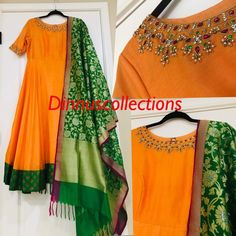 Kalamkari Dresses, Long Frock Designs, Half Saree Designs, Indian Gowns Dresses, Indian Gowns, Party Wear Indian Dresses, Anarkali Dress