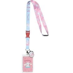 Add a dash of cuteness to your everyday essentials with the Classic Imports Sanrio or Cute Prints ID Badge Holder Lanyard! Whether you like Sanrio characters or prefer classic, girly designs like Strawberry Shortcake, these lanyards will surely charm your heart. These lanyards offer style and functionality, perfect for conventions, trips, cruises, or just keeping your keys and wallet close at hand. Each one features a clear ID sleeve holder with a printed cardboard insert or sticker of your favorite characters, making it a fun accessory that's uniquely yours. Designed with convenience and safety in mind, these lanyards have a breakaway neck closure for quick release, a slide-release buckle just three inches from the ID sleeve for easy access, and a sturdy lobster clasp to secure your items Id Card Lanyard, Greeting Card Organizer, Lanyard Badge Holder, Sleeve Holders, Cherry Design, Id Lanyard, Cute Prints, Girly Design, Folder Design