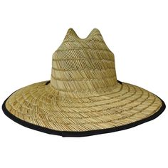 Lightweight straw and extra wide brim make this the ultimate hat to protect you from the suns rays. UPF 50+ rated, adjustable chin strap. Functional, stylish and comfortable - everything you need for a day on the water, working in the yard or at the company picnic.. Infinity Brands Mens Straw Hat with Black Brim Binding in Brown/Tan | MW21-044CRA Black Bucket Hat With Upf 50+, Company Picnic, Wide Brimmed, Straw Hat, Upf 50, Binding, Straw, Casual Outfits, Yard