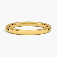 Fairmined Comfort Fit 2mm Wedding Ring - 18K Yellow Gold. This classic 2mm domed wedding band has a rounded inside edge for increased comfort.
 
 As a part of the Fairmined Collection, your purchase contributes to the socioeconomic development and environmental protection of artisanal and small-scale mining communities. The Fairmined initiative transforms mining into an active force for good, providing a source of gold to be proud of. Yellow Gold Bands With Polished Finish For Everyday, Gold Wedding Bands Tarnish Resistant, Polished 14k Yellow Gold Bands, Polished Finish Yellow Gold Dome Ring, Wedding Bands In 14k Gold, Tarnish Resistant, Gold Wedding Bands Women, Wedding Anniversary Rings, Brilliant Earth, Environmental Protection