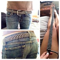 Paracord Belt Diy, Parachute Cord Crafts, Paracord Uses, Paracord Bracelet Instructions, Paracord Belt, Paracord Projects Diy, Belt Diy, Paracord Accessories