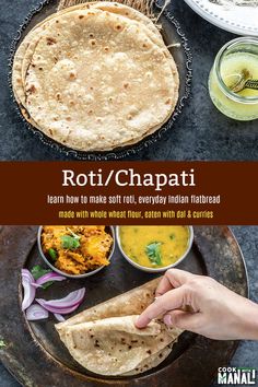 How To Make Roti, Roti Recipe Indian, Soft Roti, Shrikhand Recipe, Indian Flatbread, Homemade Tortilla, Brown Food, Roti Recipe