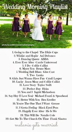 the wedding playlist for brides and grooms